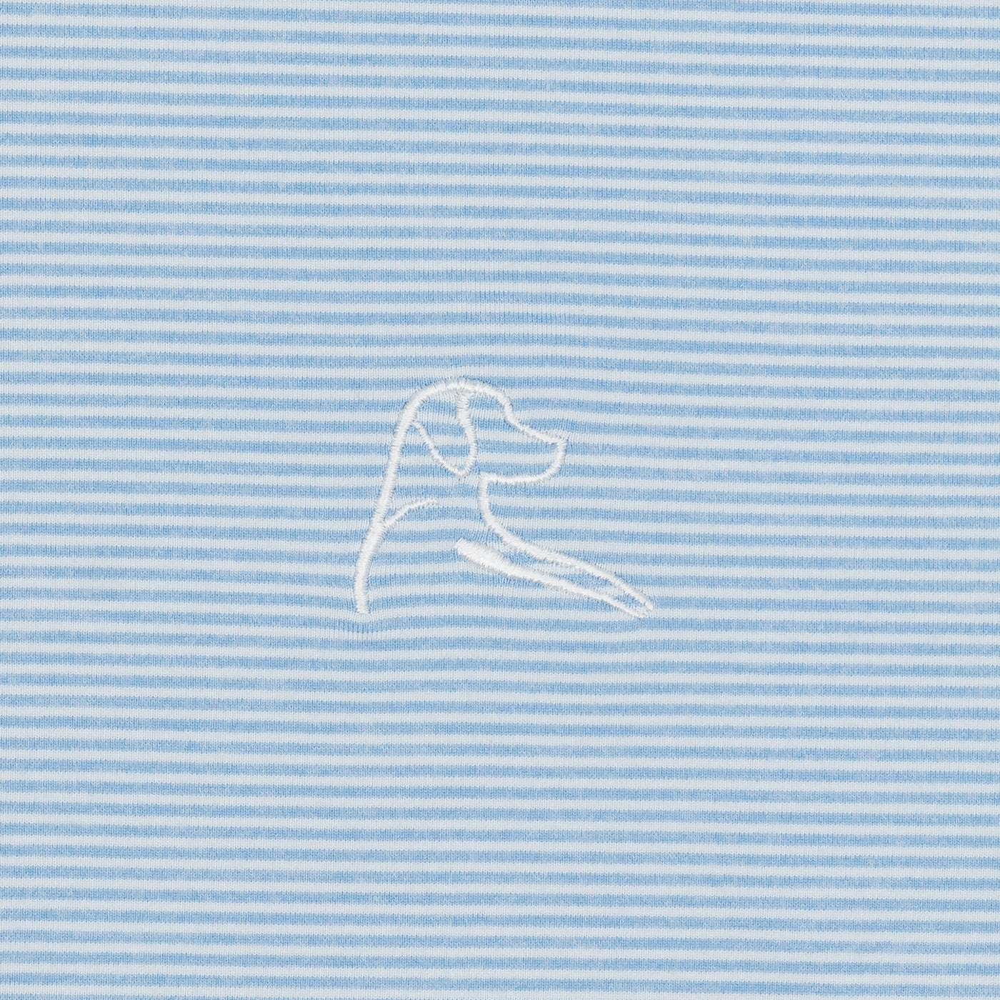 Riva Heather Stripe Performance Q-Zip | The Riva Heather Stripe - Pure Blue/Glacier Blue