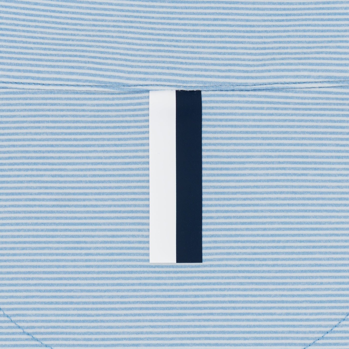 Riva Heather Stripe Performance Q-Zip | The Riva Heather Stripe - Pure Blue/Glacier Blue