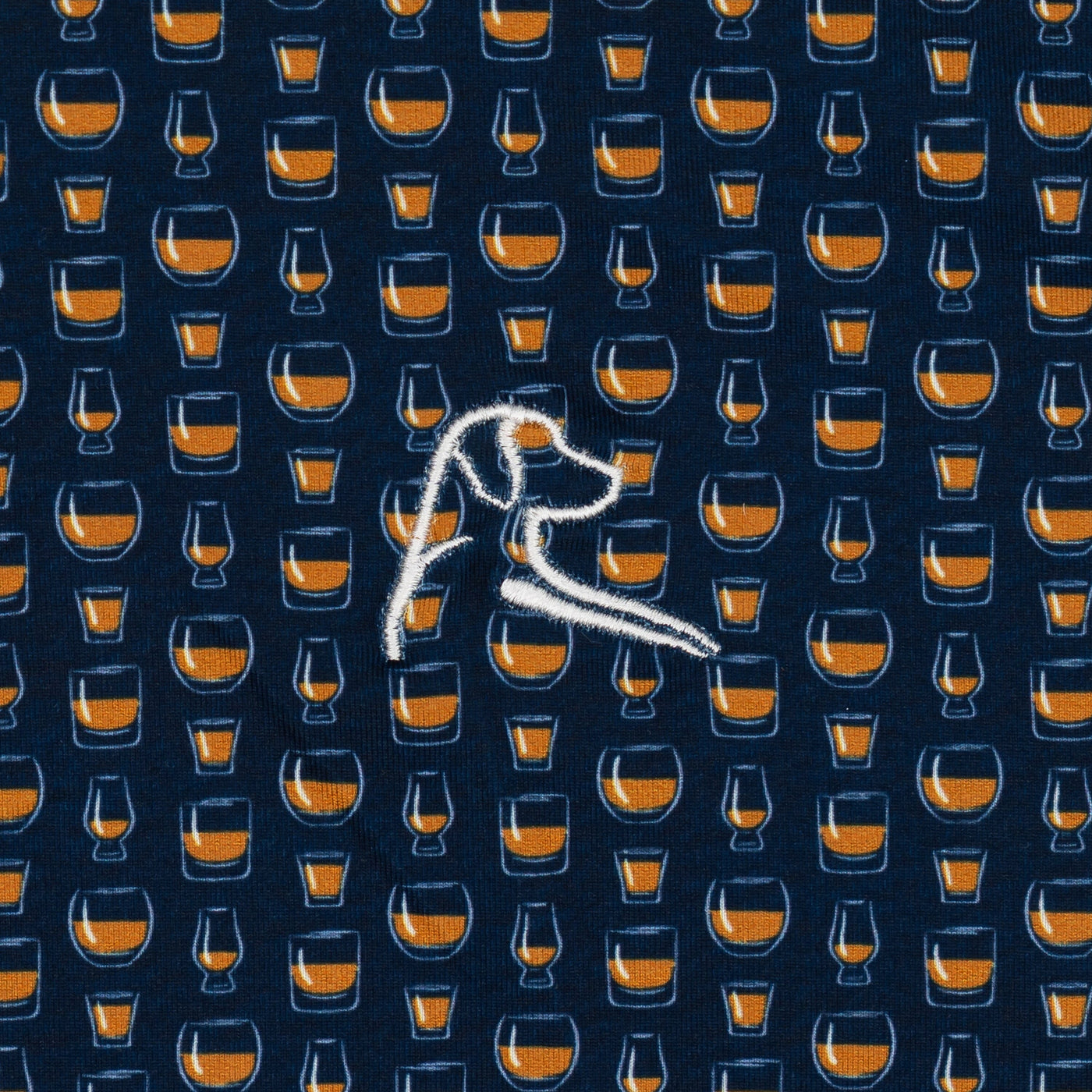The Rocks Glass | Performance Polo | The Rocks Glass - Fleet Navy/Honeyglaze