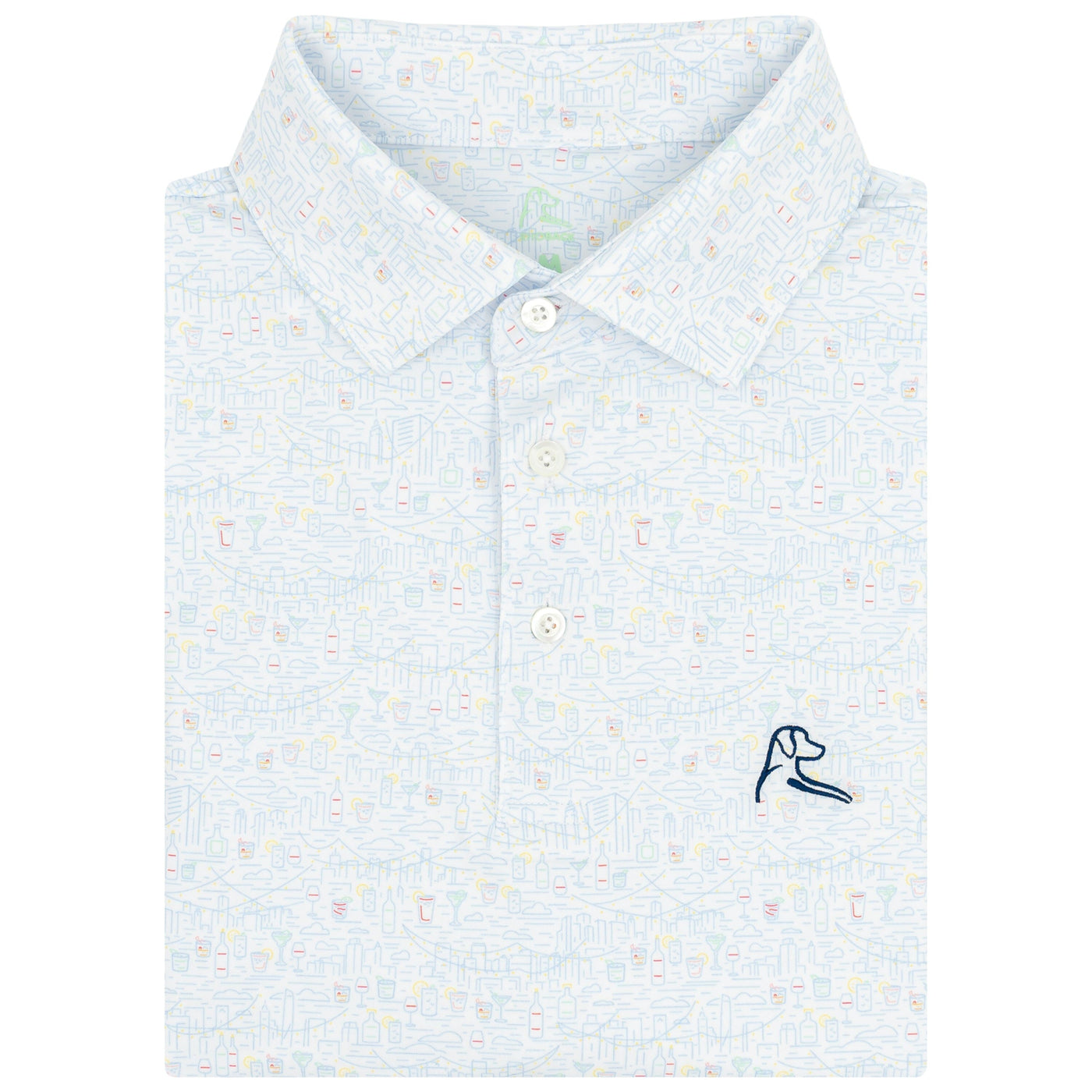 The Rooftop Bar | Performance Polo | The Rooftop Bar - White