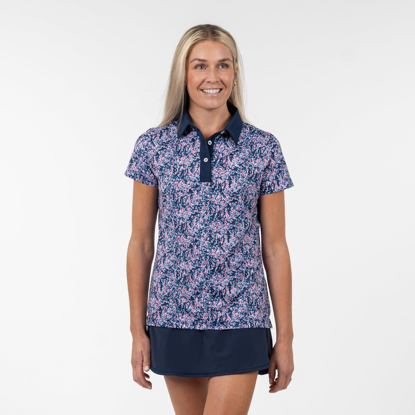 Rosette Performance Polo | The Rosette - Fleet Navy