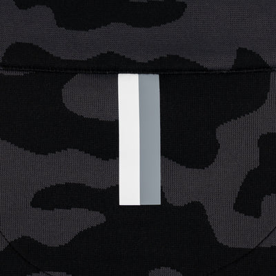 Ruck Camo Jacquard Performance Q-Zip | The Ruck Camo - Black/Black