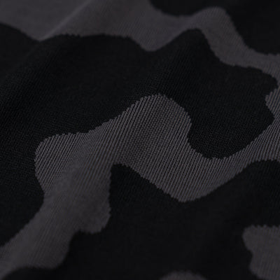 Ruck Camo Jacquard Performance Q-Zip | The Ruck Camo - Black/Black