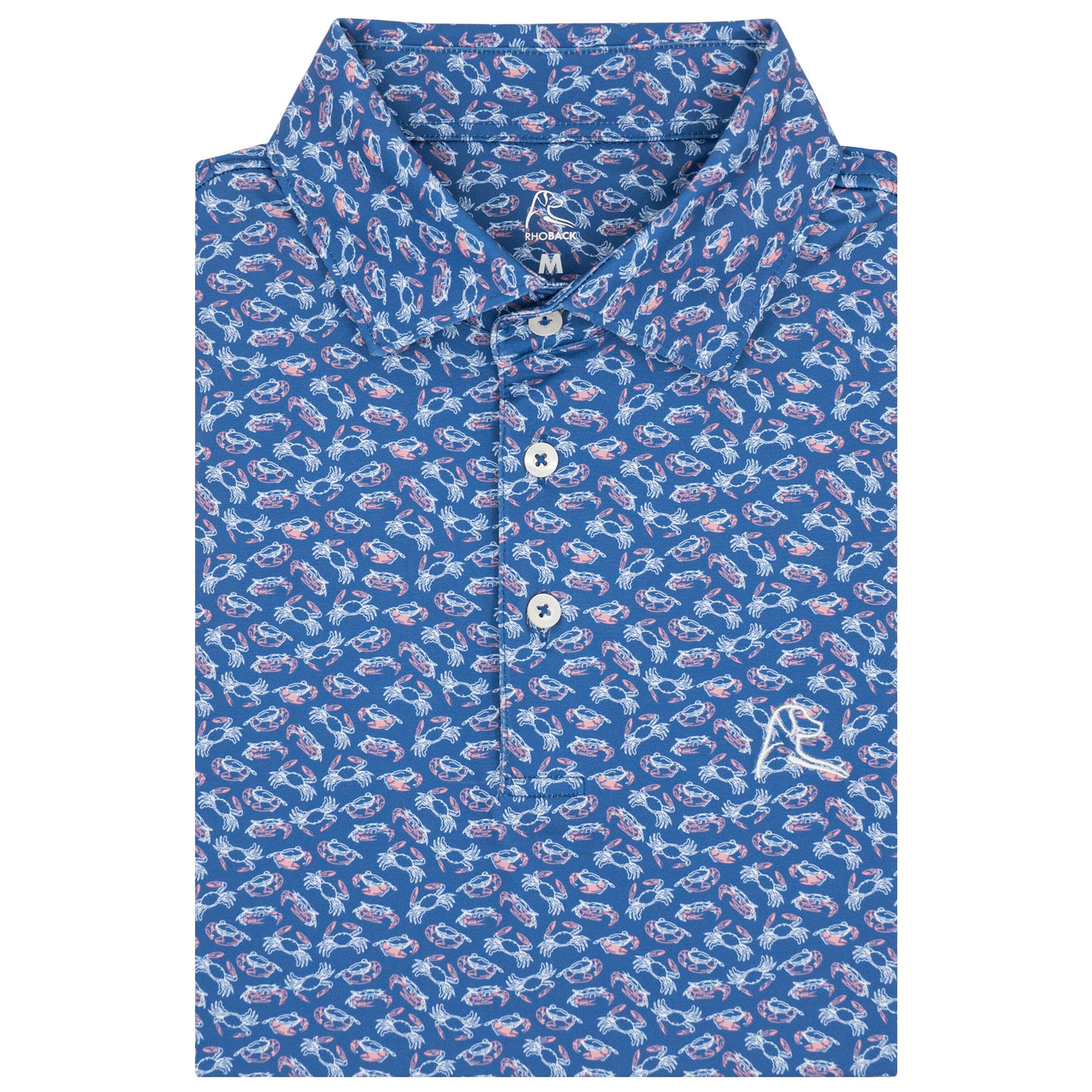 The Sebastian | Performance Polo | The Sebastian - Short Stop Blue/Washed Red
