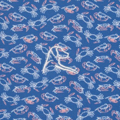 The Sebastian | Performance Polo | The Sebastian - Short Stop Blue/Washed Red