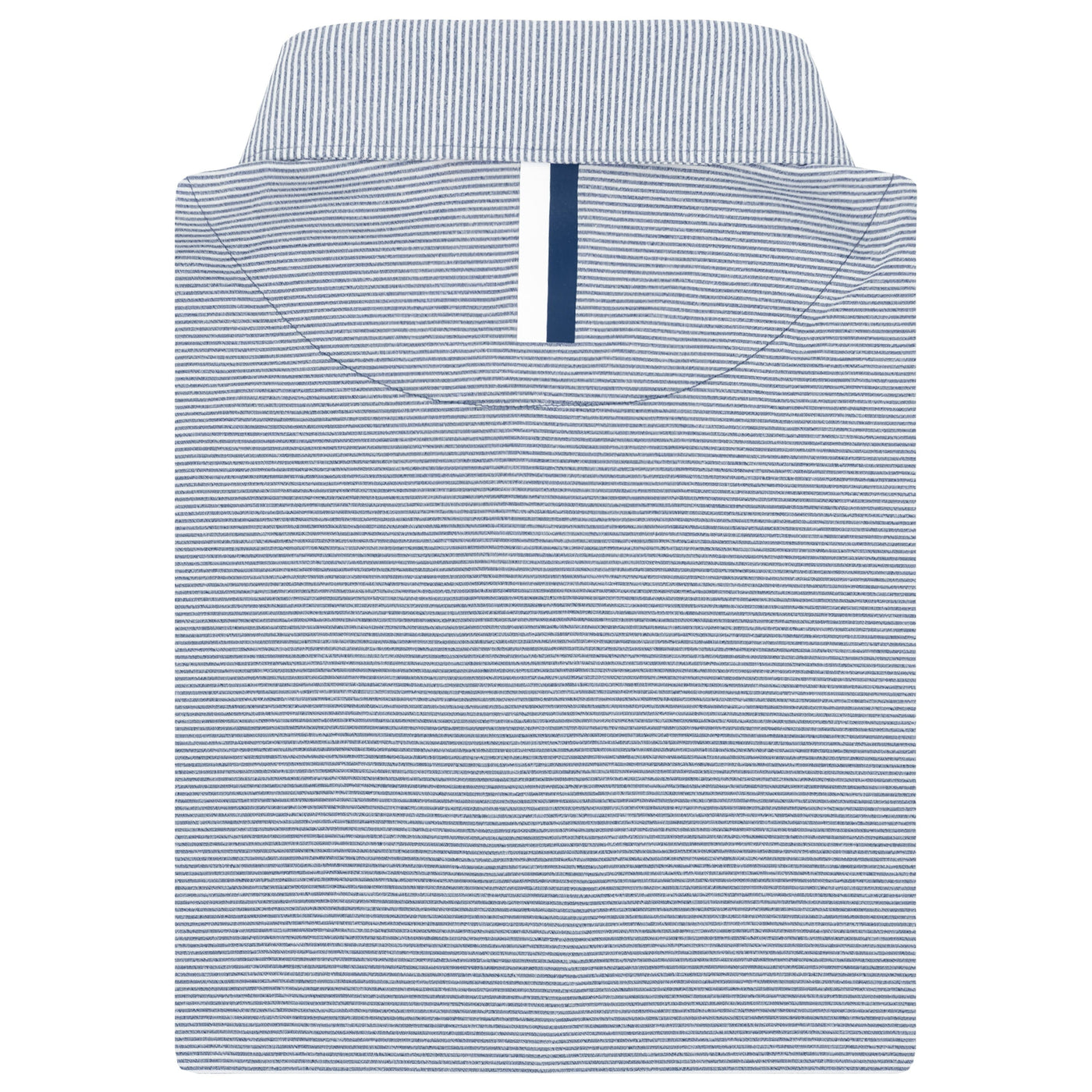 The Whaler Heather Stripe | Performance Polo | The Whaler Heather Stripe - Fleet Navy/White