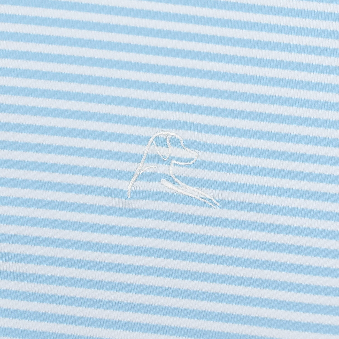 The Birdie Stripe | Performance Polo | The Birdie Stripe - Pure Blue/White