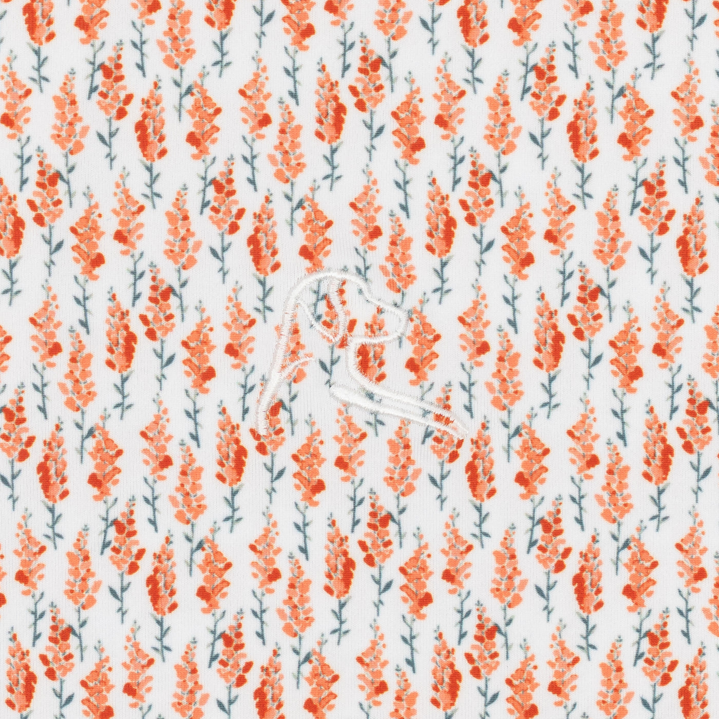 The Snapdragon | Performance Polo | The Snapdragon - White/Fire Orange