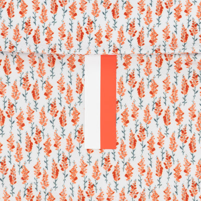 The Snapdragon | Performance Polo | The Snapdragon - White/Fire Orange