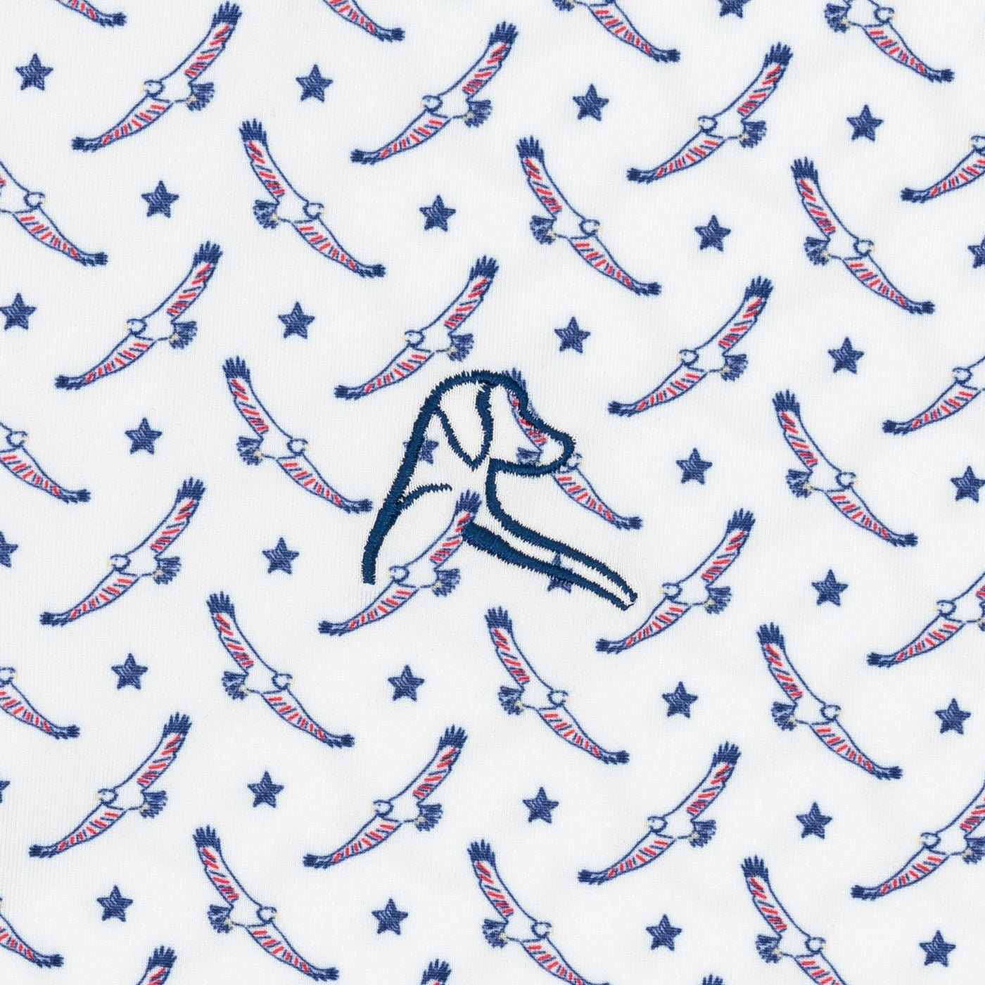 The Bald Eagle | Performance Polo | The Bald Eagle - White - USA