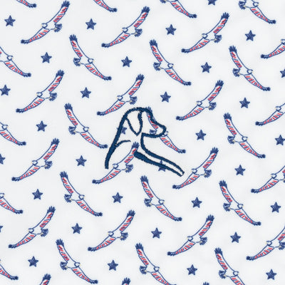The Bald Eagle | Performance Polo | The Bald Eagle - White - USA