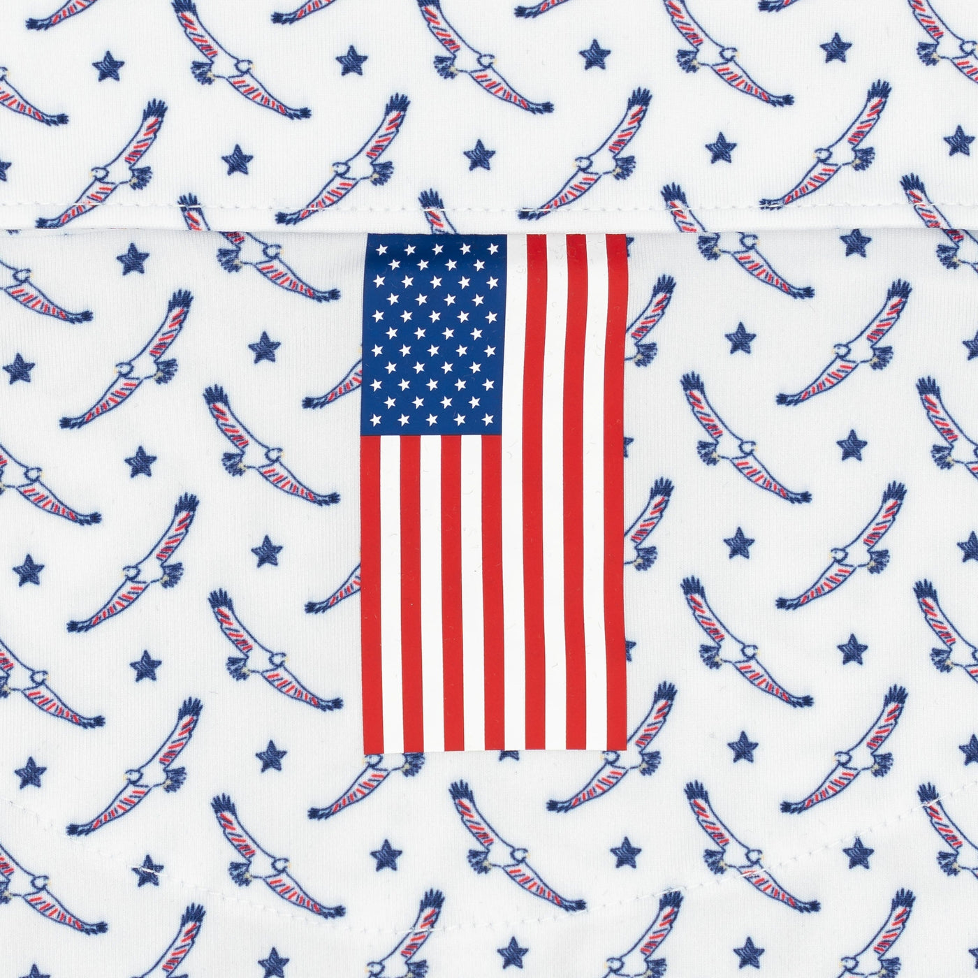 The Bald Eagle | Performance Polo | The Bald Eagle - White - USA