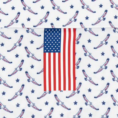 The Bald Eagle | Performance Polo | The Bald Eagle - White - USA