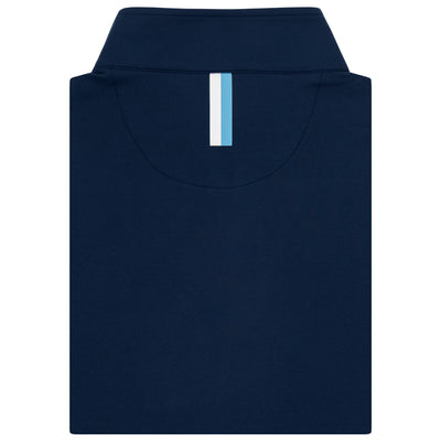 Solid Collegiate Q-Zip - UNC | Solid - Admiral Navy - UNC - 1