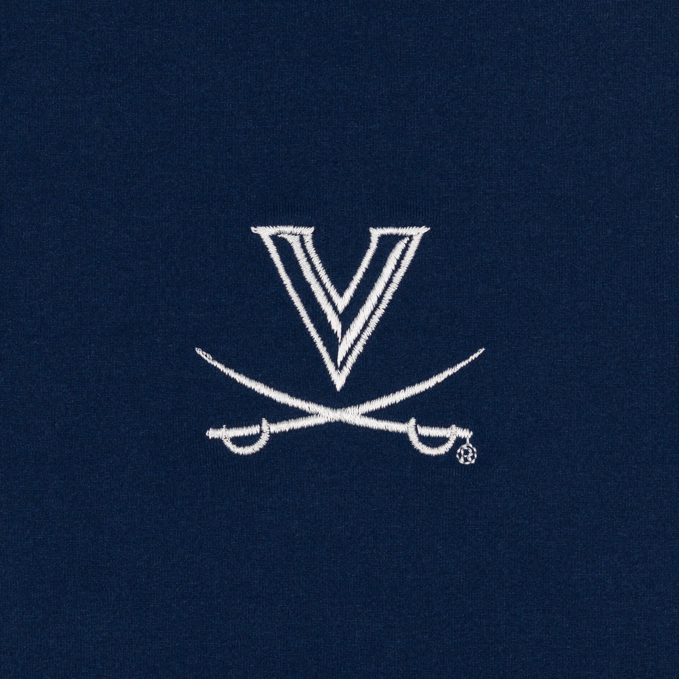 Solid Collegiate Q-Zip - UVA | Solid - Admiral Navy - UVA - 2