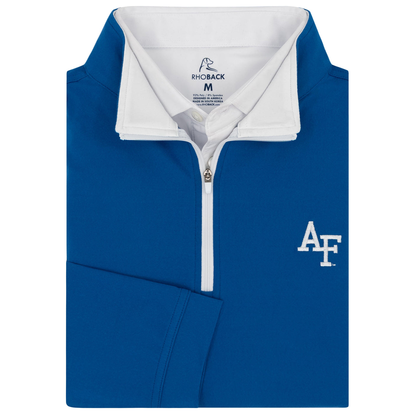 Solid Collegiate Q-Zip - Air Force | Solid - Azure Blue - Air Force - 1