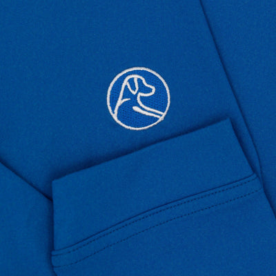Solid Collegiate Q-Zip - Kansas | Solid - Azure Blue - Kansas - 1