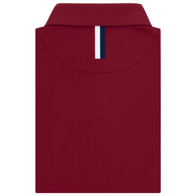 Solid | Long Sleeve Performance Polo | Solid - Barn Red
