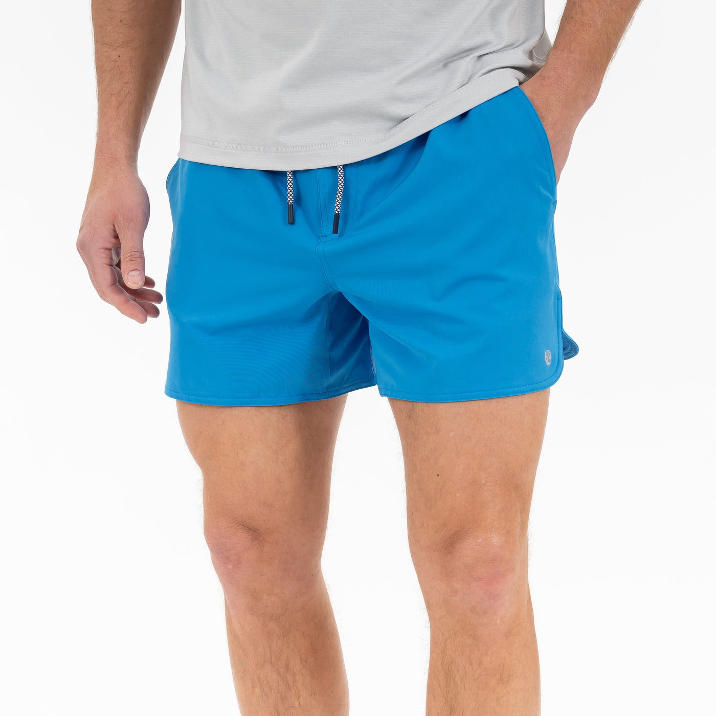 Grit Gym Short - 5" | Solid - Birdie Blue