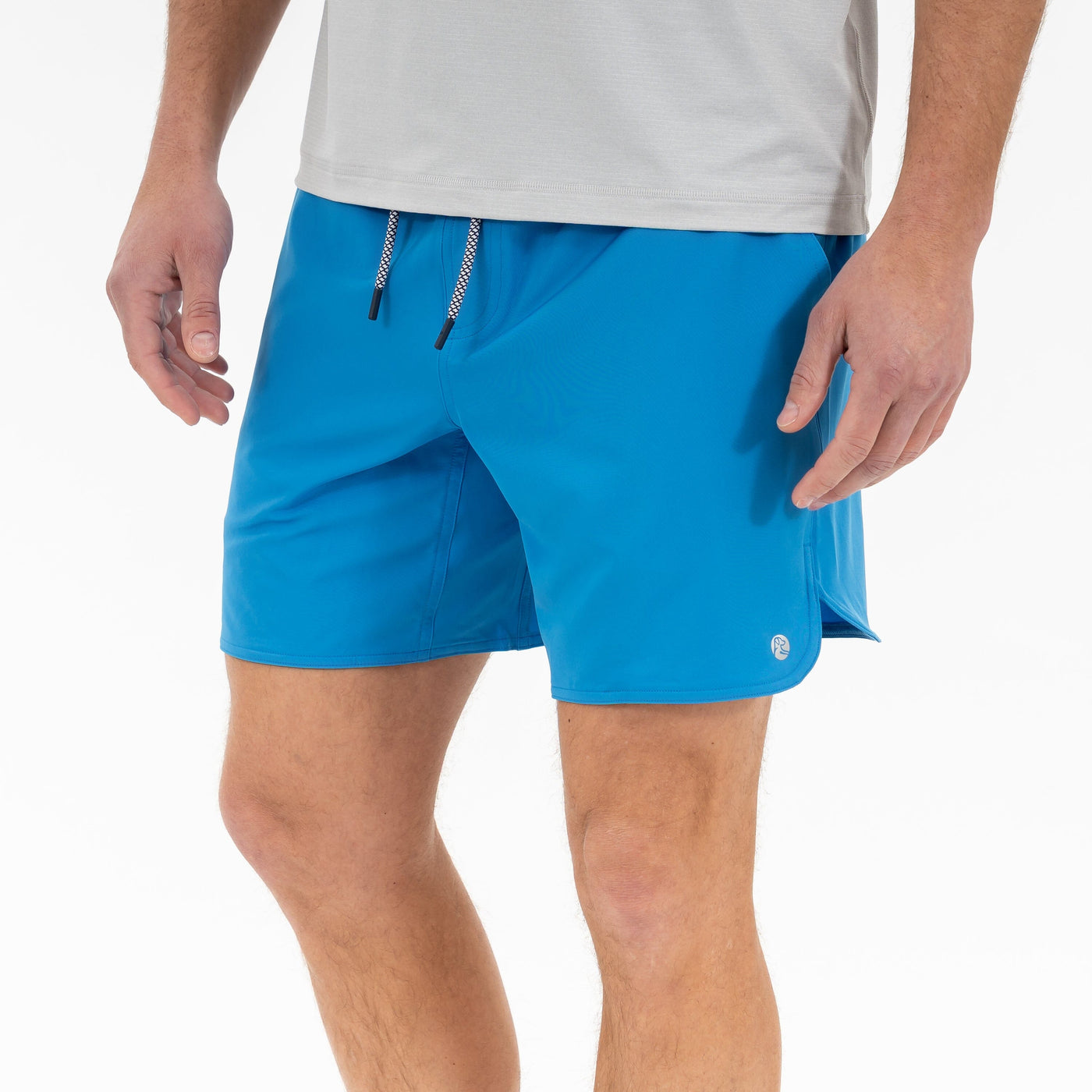 Grit Gym Short - 7" | Solid - Birdie Blue