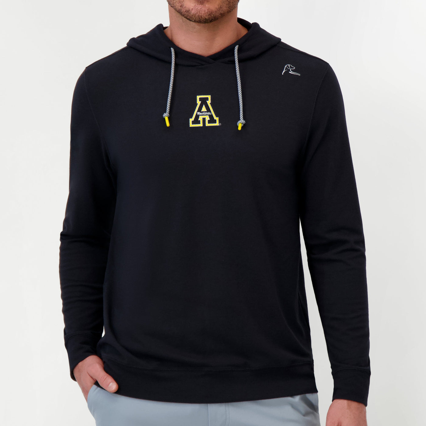 Hesi Collegiate Hoodie - App State | Solid - Black - App State - 1