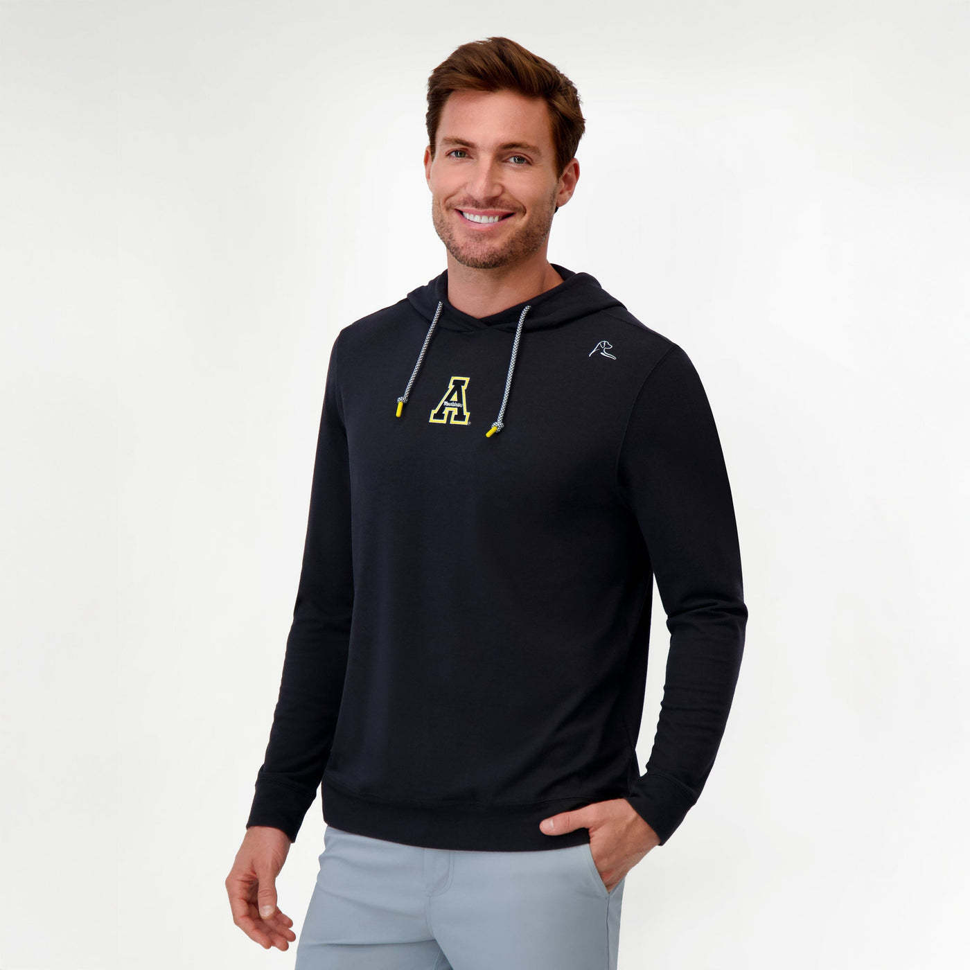 Hesi Collegiate Hoodie - App State | Solid - Black - App State - 1