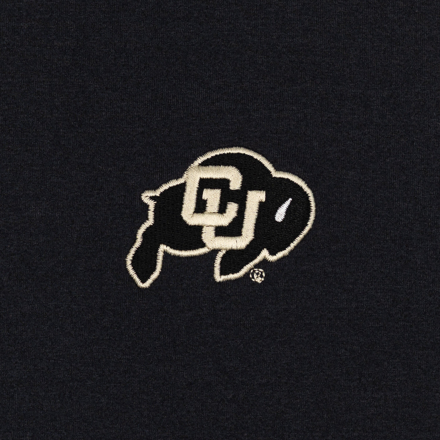 Solid Collegiate Q-Zip - Colorado | Solid - Black - Colorado - 1