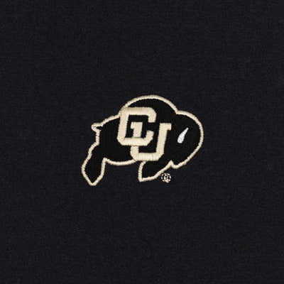 Solid Collegiate Q-Zip - Colorado | Solid - Black - Colorado - 1