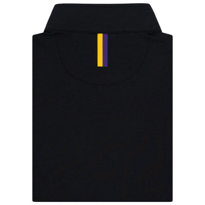 Solid Collegiate Q-Zip - East Carolina | Solid - Black - East Carolina - 1