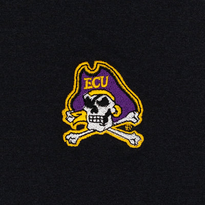 Solid Collegiate Q-Zip - East Carolina | Solid - Black - East Carolina - 1