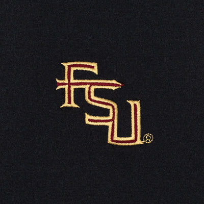 Solid Collegiate Q-Zip - Florida State | Solid - Black - Florida State - 1