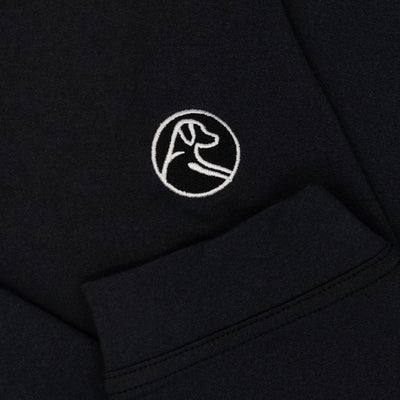 Solid Collegiate Q-Zip - Georgia | Solid - Black - Georgia - 1
