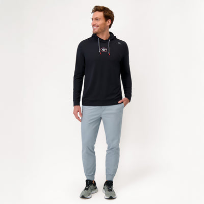 Hesi Collegiate Hoodie - Georgia | Solid - Black - Georgia - 1