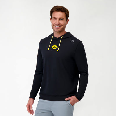 Hesi Collegiate Hoodie - Iowa | Solid - Black - Iowa - 1