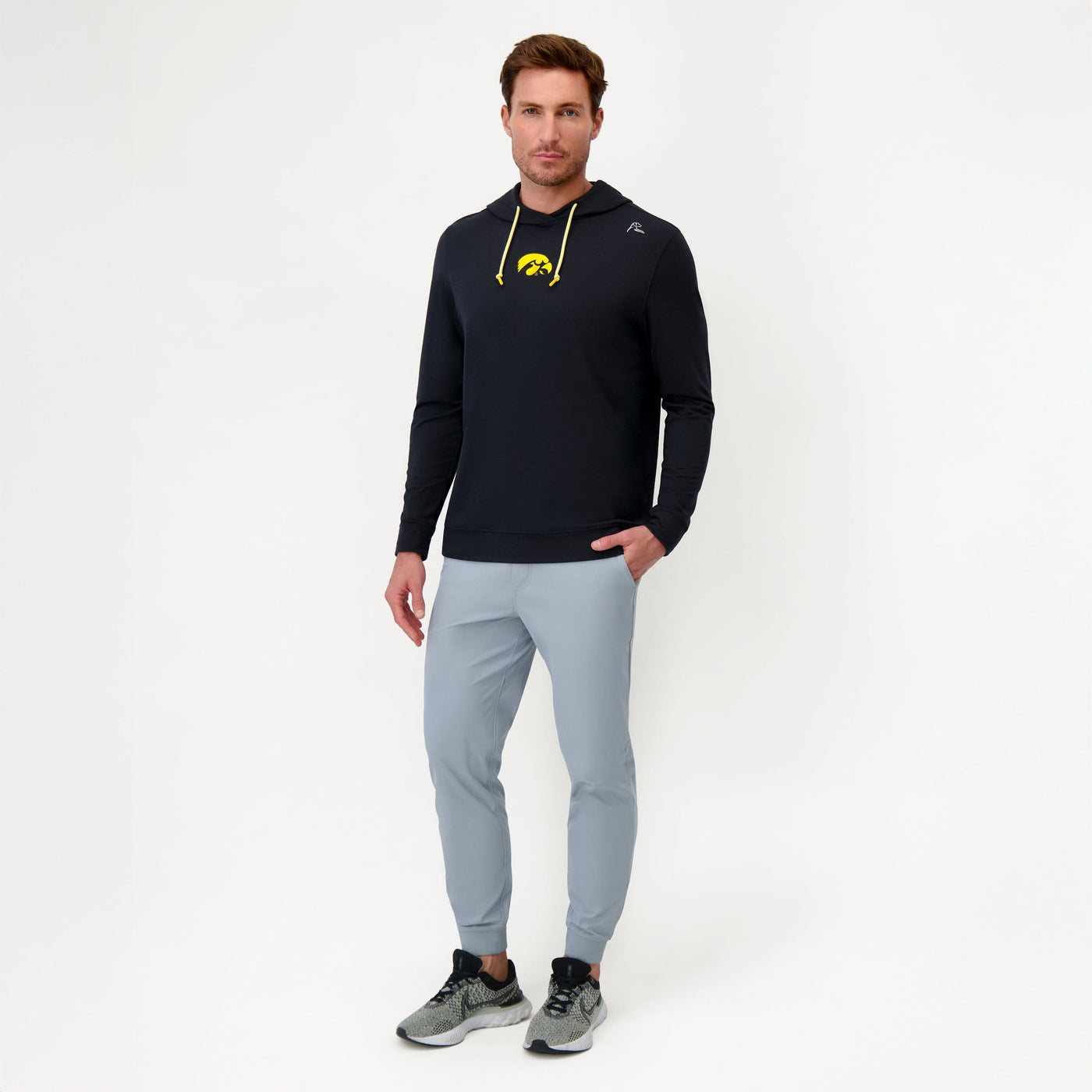 Hesi Collegiate Hoodie - Iowa | Solid - Black - Iowa - 1