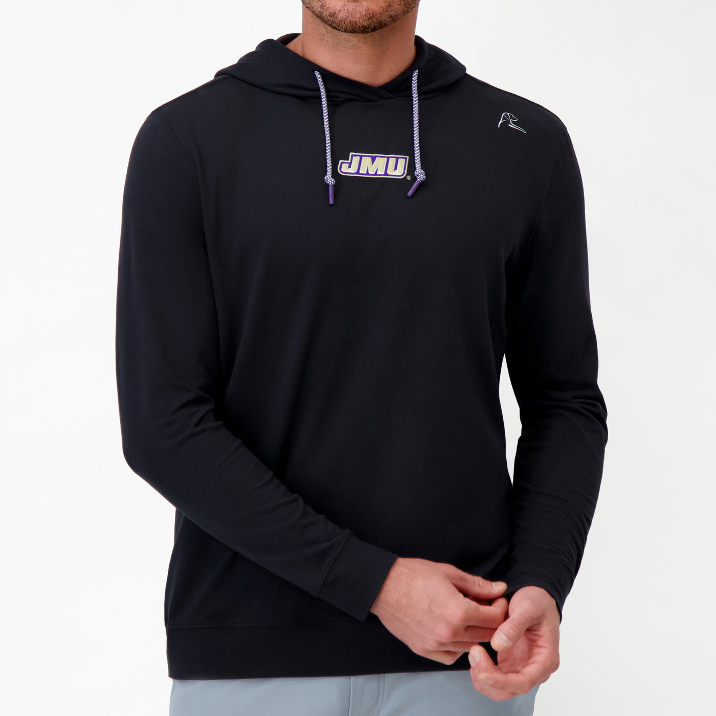 Hesi Collegiate Hoodie - James Madison | Solid - Black - James Madison - 1