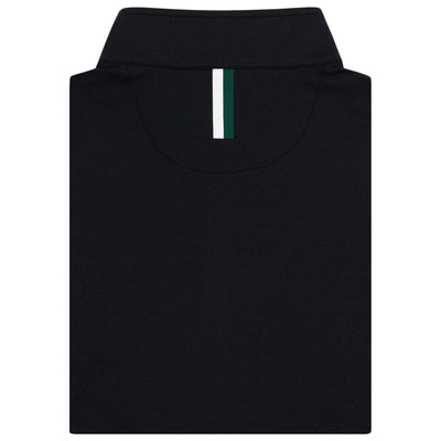 Solid Collegiate Q-Zip - Michigan State | Solid - Black - Michigan State - 1