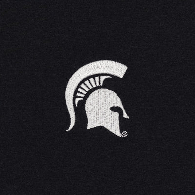 Solid Collegiate Q-Zip - Michigan State | Solid - Black - Michigan State - 1