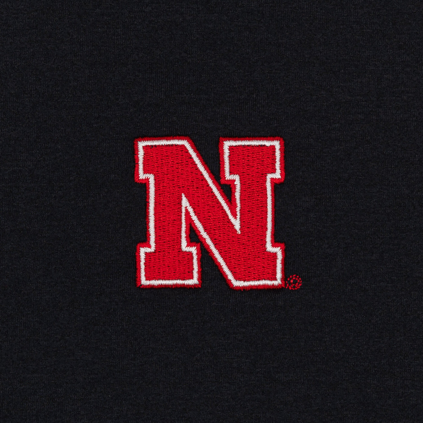 Solid Collegiate Q-Zip - Nebraska | Solid - Black - Nebraska - 1