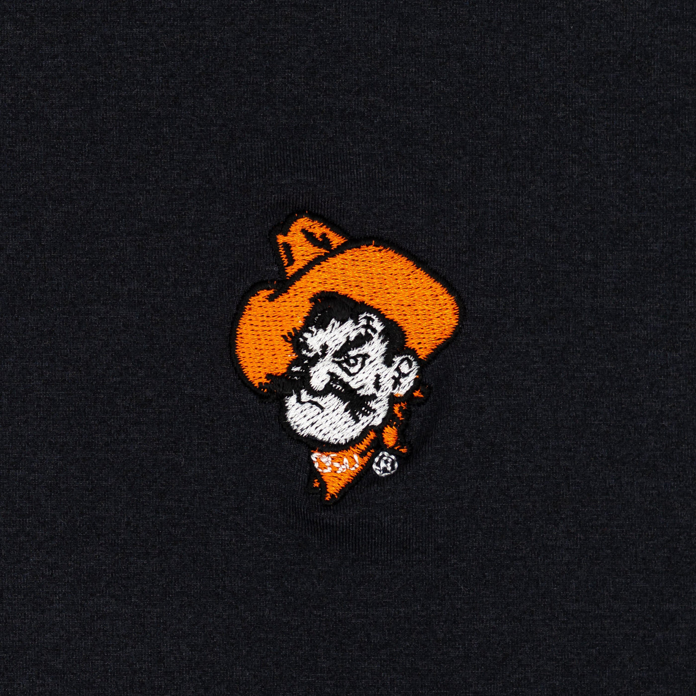 Solid Collegiate Q-Zip - Oklahoma State | Solid - Black - Oklahoma State - 1