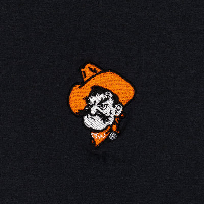 Solid Collegiate Q-Zip - Oklahoma State | Solid - Black - Oklahoma State - 1
