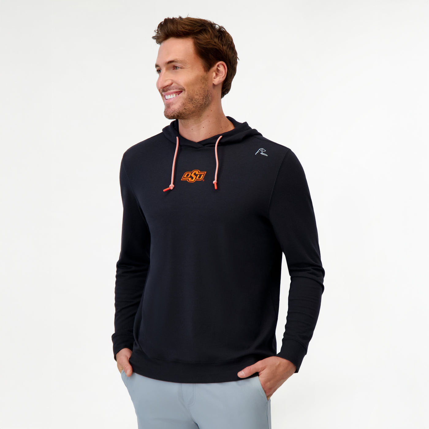 Hesi Collegiate Hoodie - Oklahoma State | Solid - Black - Oklahoma State - 1