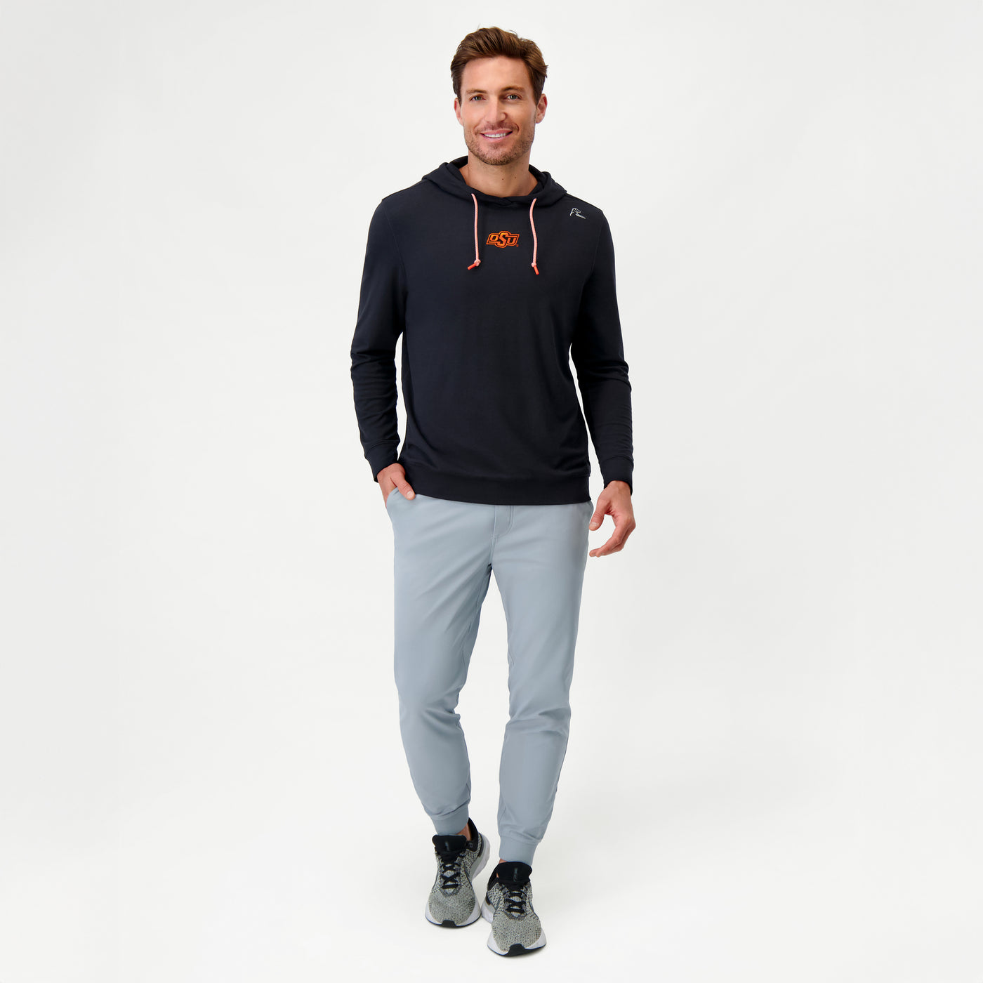 Hesi Collegiate Hoodie - Oklahoma State | Solid - Black - Oklahoma State - 1