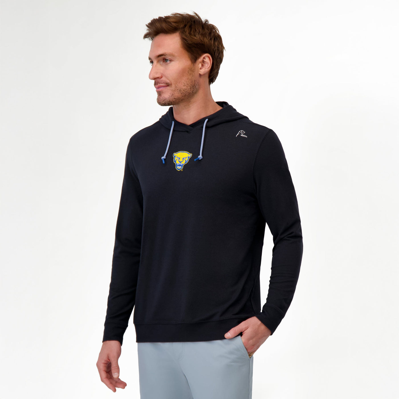 Hesi Collegiate Hoodie - Pitt | Solid - Black - Pitt - 1