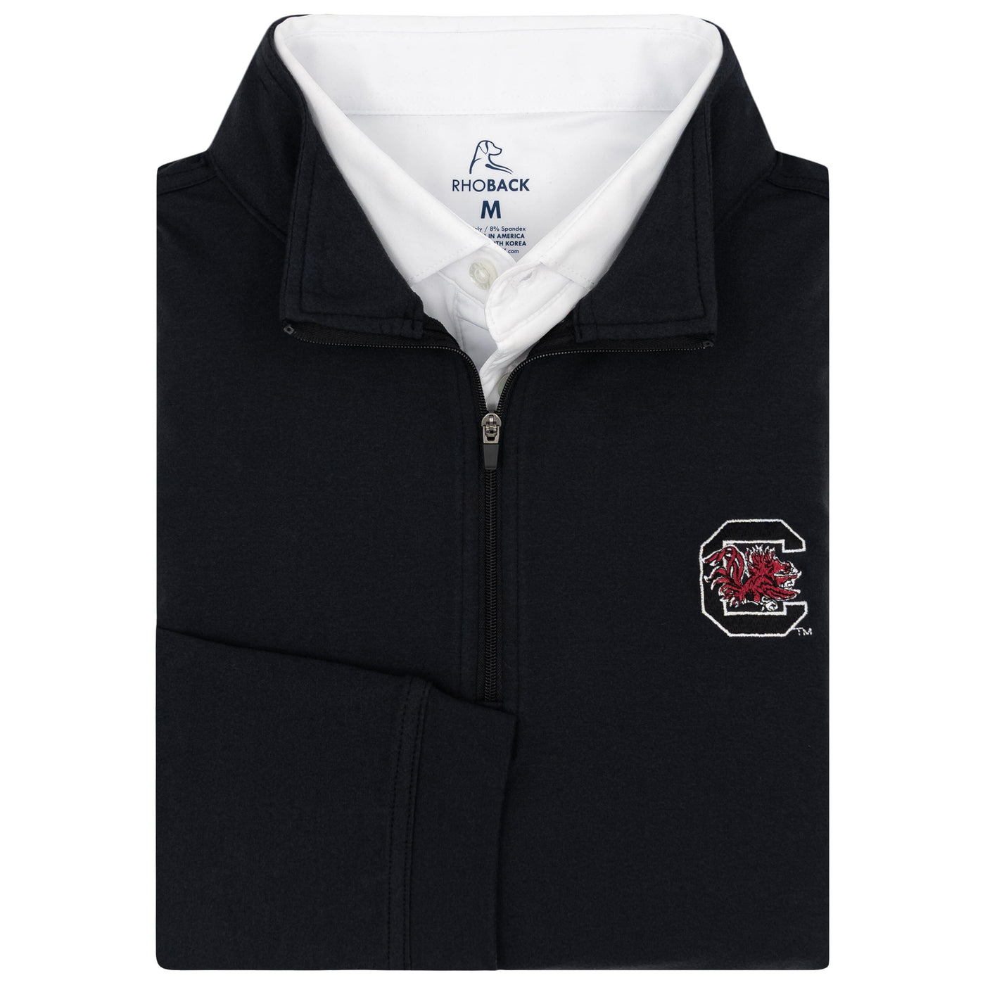 Solid Collegiate Q-Zip - South Carolina | Solid - Black - South Carolina - 1