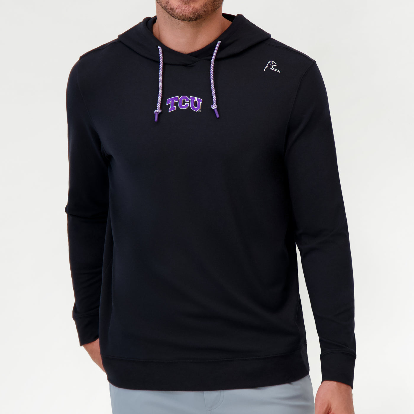 Hesi Collegiate Hoodie - TCU | Solid - Black - TCU - 1