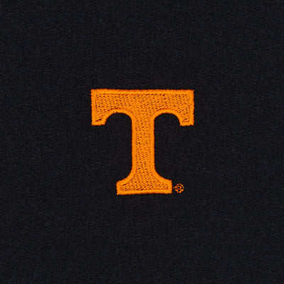 Solid Collegiate Q-Zip - Tennessee | Solid - Black - Tennessee - 1
