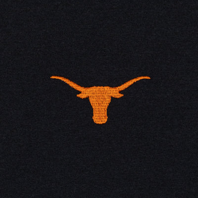 Solid Collegiate Q-Zip - Texas | Solid - Black - Texas - 1