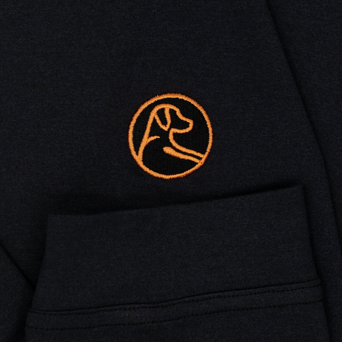 Solid Collegiate Q-Zip - Texas | Solid - Black - Texas - 1