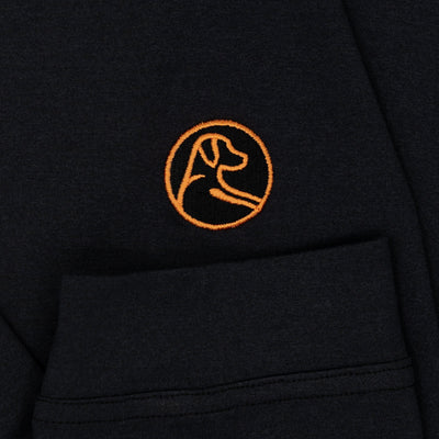 Solid Collegiate Q-Zip - Texas | Solid - Black - Texas - 1